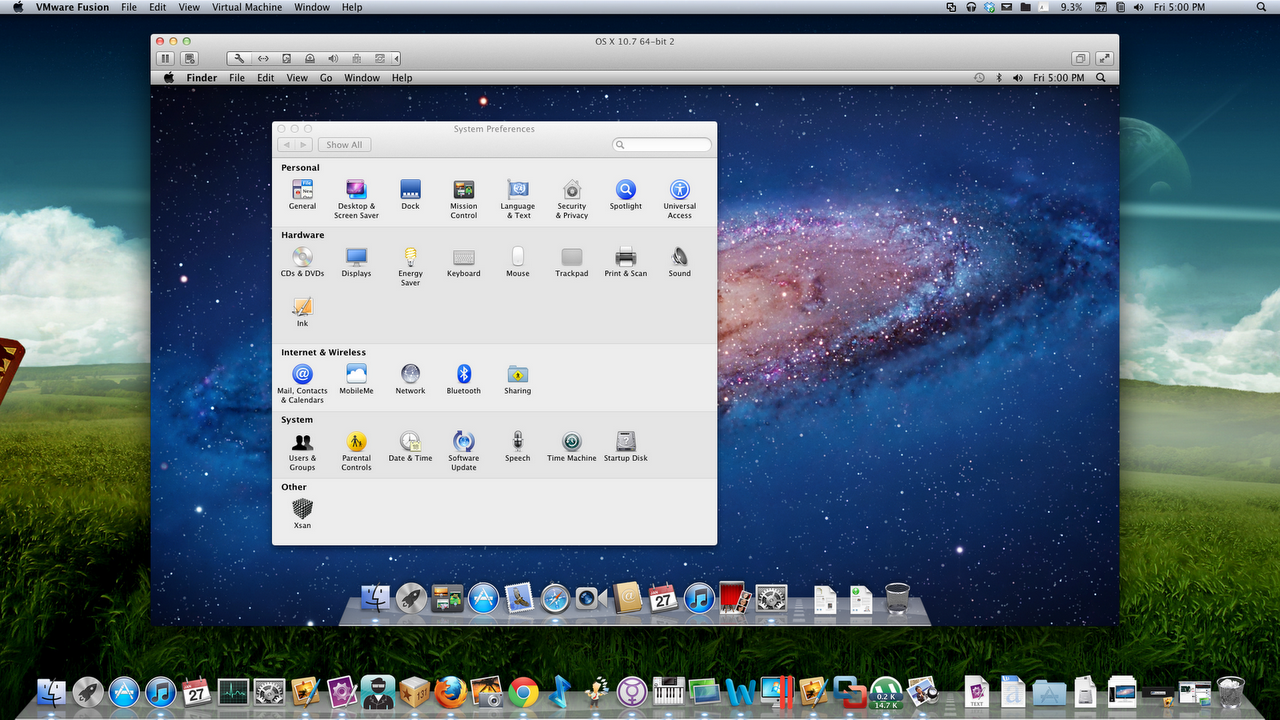 mac os x lion for vmware